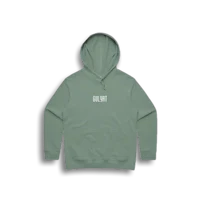a green hoodie with the word ghetto on it